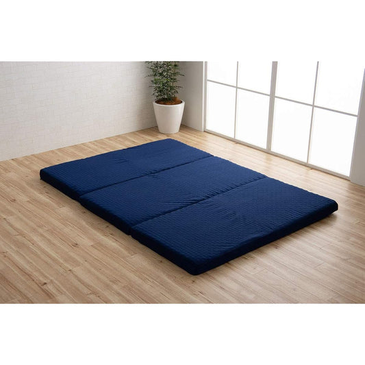 Ikehiko Bedding Highly Ventilated Deodorizing Voluminous Mattress Breathable Washable Cover Included Convenient Storage Pressure Dispersion Double Approx. 135 x 195 x 10 cm #6704039