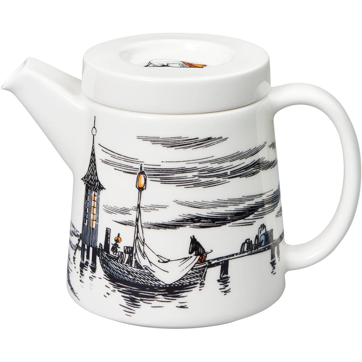 [Regular Imported Product] Arabia Moomin (Moomin by ARABIA) Teapot Approx. 700ml True to It's Origin 1059571