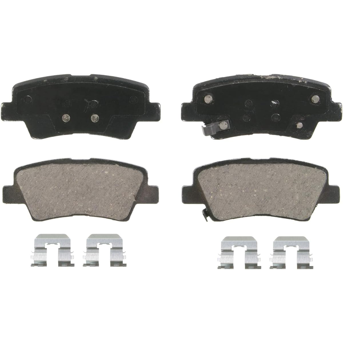 WAGNER QUICKSTOP ZD1445 Ceramic Disc Pad Set Pad Mounting bracket For after seating