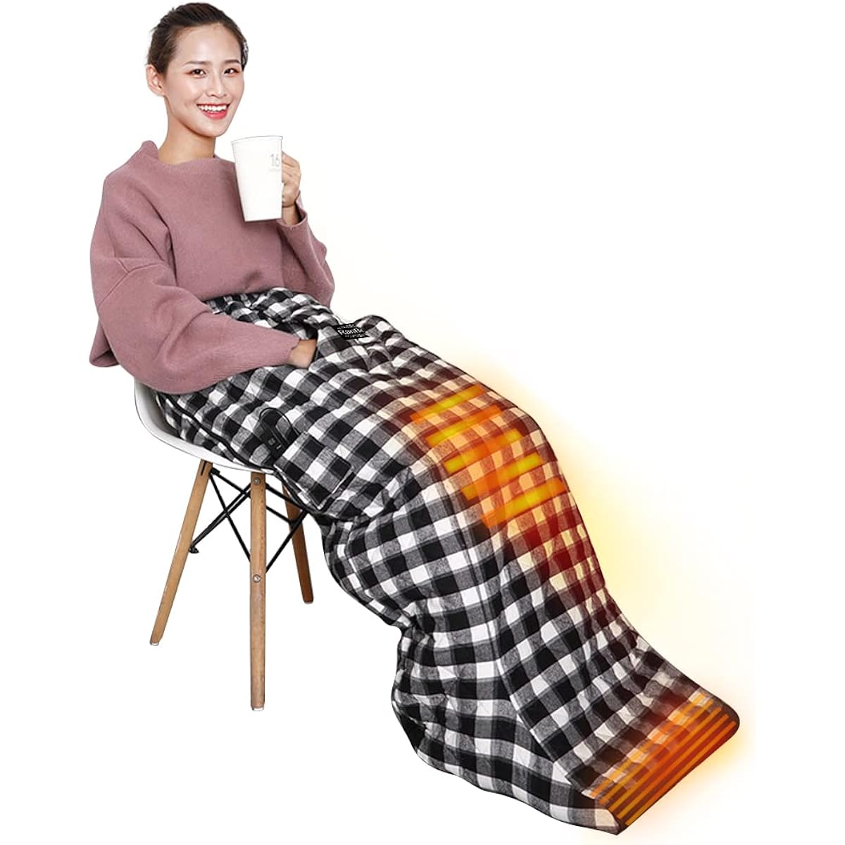 Hot leg heater, 10 seconds of heat, OK to walk with your clothes on, kotatsu for one person, warm foot heater, 6 steps of temperature, 7 types of set times, from hands to knees and feet, electric, foot warmer, washable, 12V low voltage, far infrared rays
