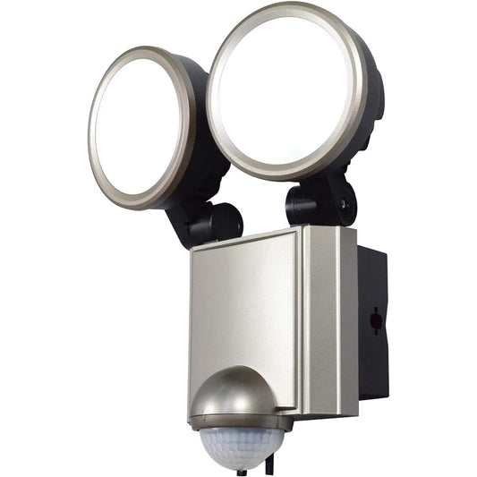 ELPA 2 LED Sensor Lights Security Approx. 3.0m Water Resistance: IPX4 (Splashproof) ESL-SS1002AC