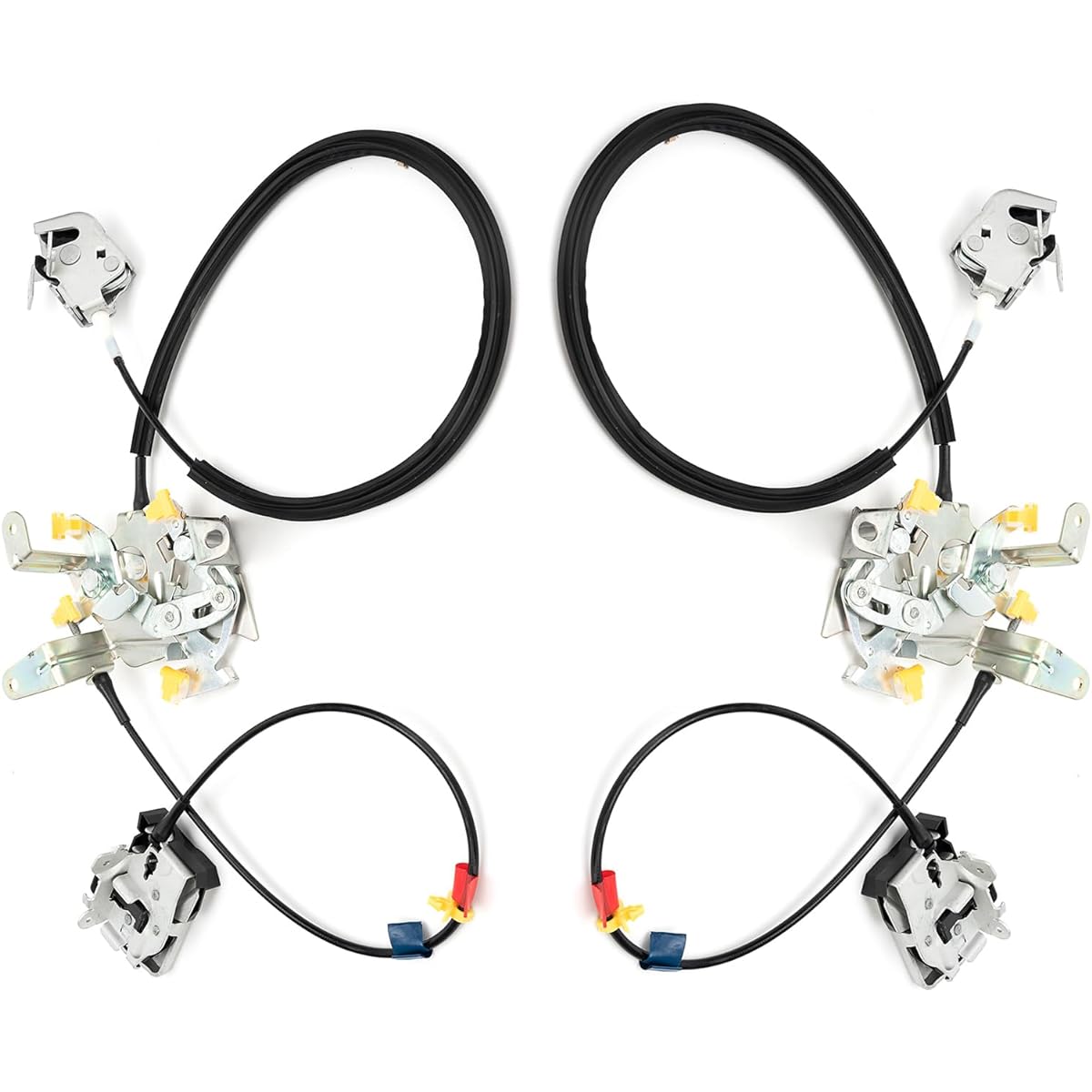 Weileite 6c3Z-28264A01-A/6c3Z-28264A00-A Rear left driver and right assistant seat side door cable latch lotch ratch semi-brasset up and down Ford F250 F350 F450 F550 F550 SUPER DUTY 1999-2007 for 19999-2007