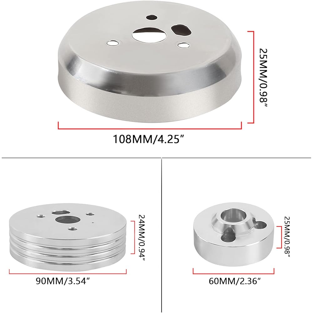 GSTP 5 & 6 Hole Billet Steering Wheel Hub Adapter GM CHEVROLET model