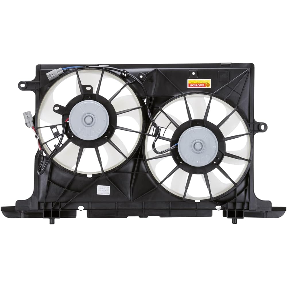 TYC 622160 Sion XB replacement radiator/condenser cooling fan alignment