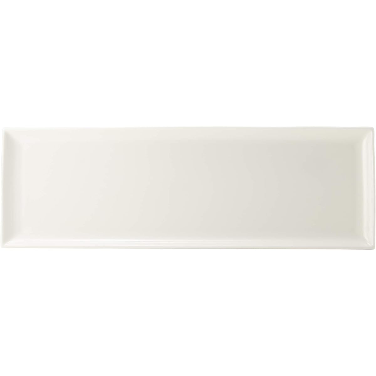 NARUMI Plate Dish Esprit White 48cm Long Angle Microwave Warmable 50180-9557