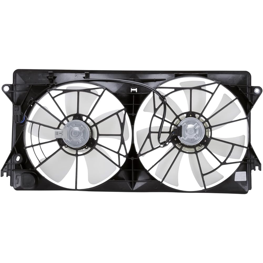 TYC 621350 Toyota replacement radiator/condenser cooling fan alignment
