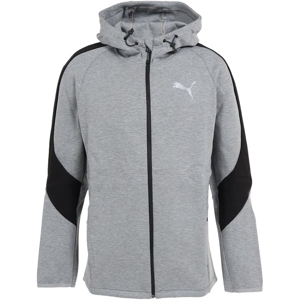 [PUMA] Men's EVOSTRIPE Hooded Jacket 03 Training Wear Medium Gray Heather S