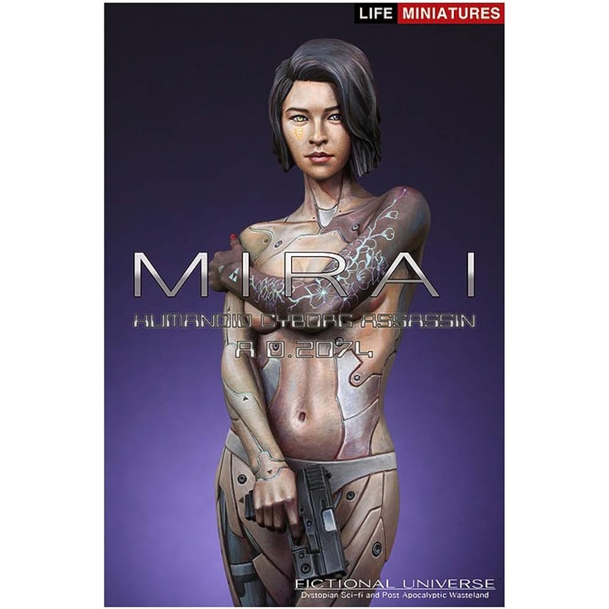 Life Miniature 1/12 Mirai Artificial Lady Who Came to Assassinate from 2074 Resin Kit LM-FUB001
