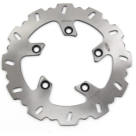 Arashi Rear Brake Disc Rotor Compatible with Yamaha FZ600 FZ6 FAZER 2004-2008 / FZ6 S2 2007-2008 / FZ600 FAZER S2 2007-2009 Motorcycle Replacement Accessories Silver