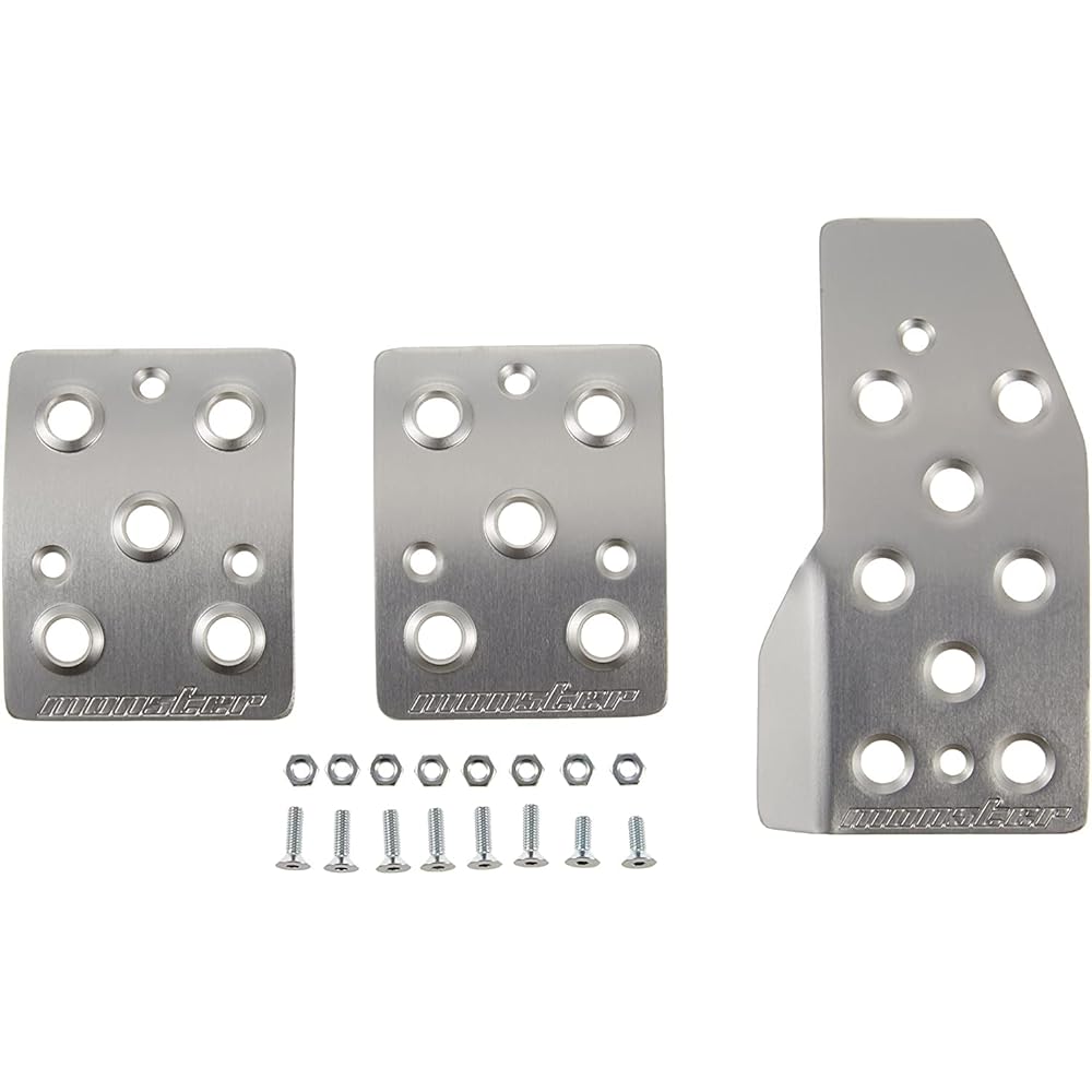 MONSTER SPORT Sports Driving Pedal Cover Clear Anodized Swift Sport [ZC32S]/Swift [ZC72S/ZD72S] For MT cars [ZC32 MT] 849500-4850M