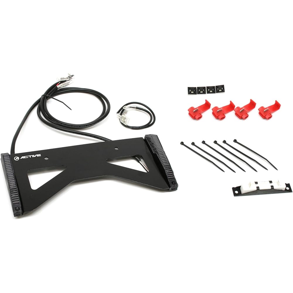 Active LED Number Side Turn Signal, Straight Smoke Lens