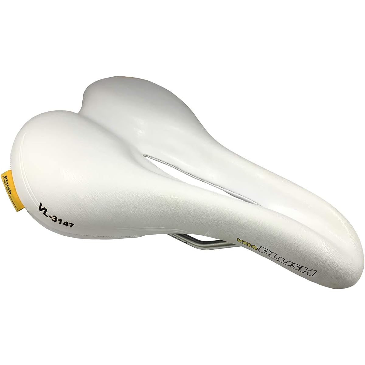 VELO Plush VL-3147 Saddle for Men WHITE SL-OTR-M007