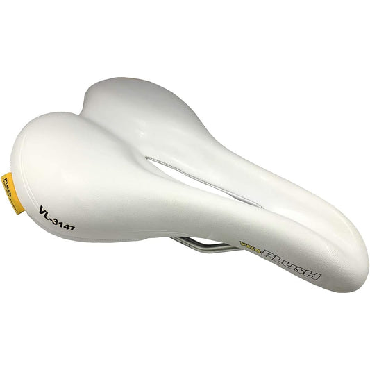 VELO Plush VL-3147 Saddle for Men WHITE SL-OTR-M007