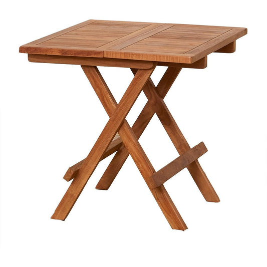 Kuroshio Teak Table Width 50cm Foldable Wooden Side Table Country Style 055000