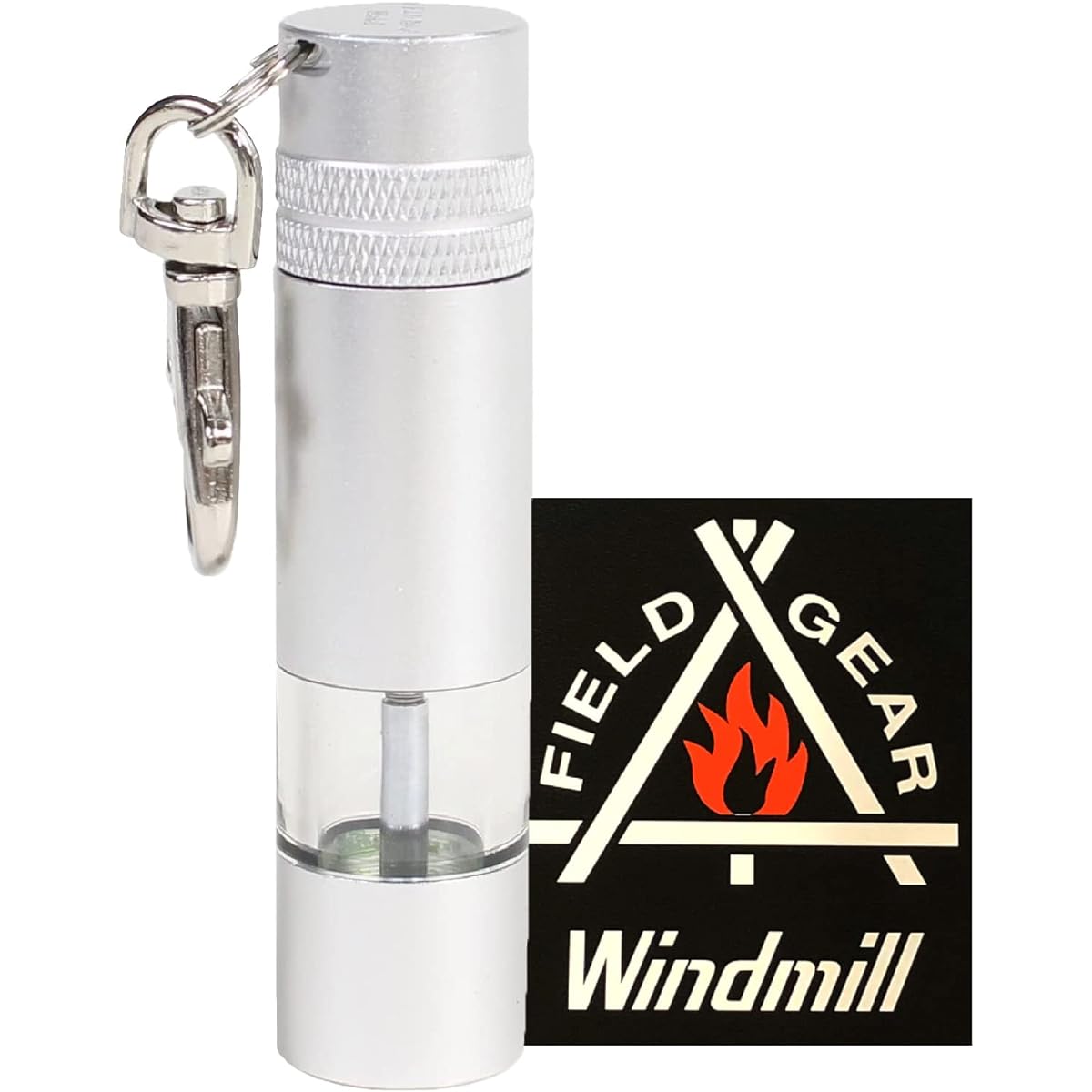 Windmill Oil Lighter Gray Field Max WFM-100 with Logo Sticker WFM-2002K