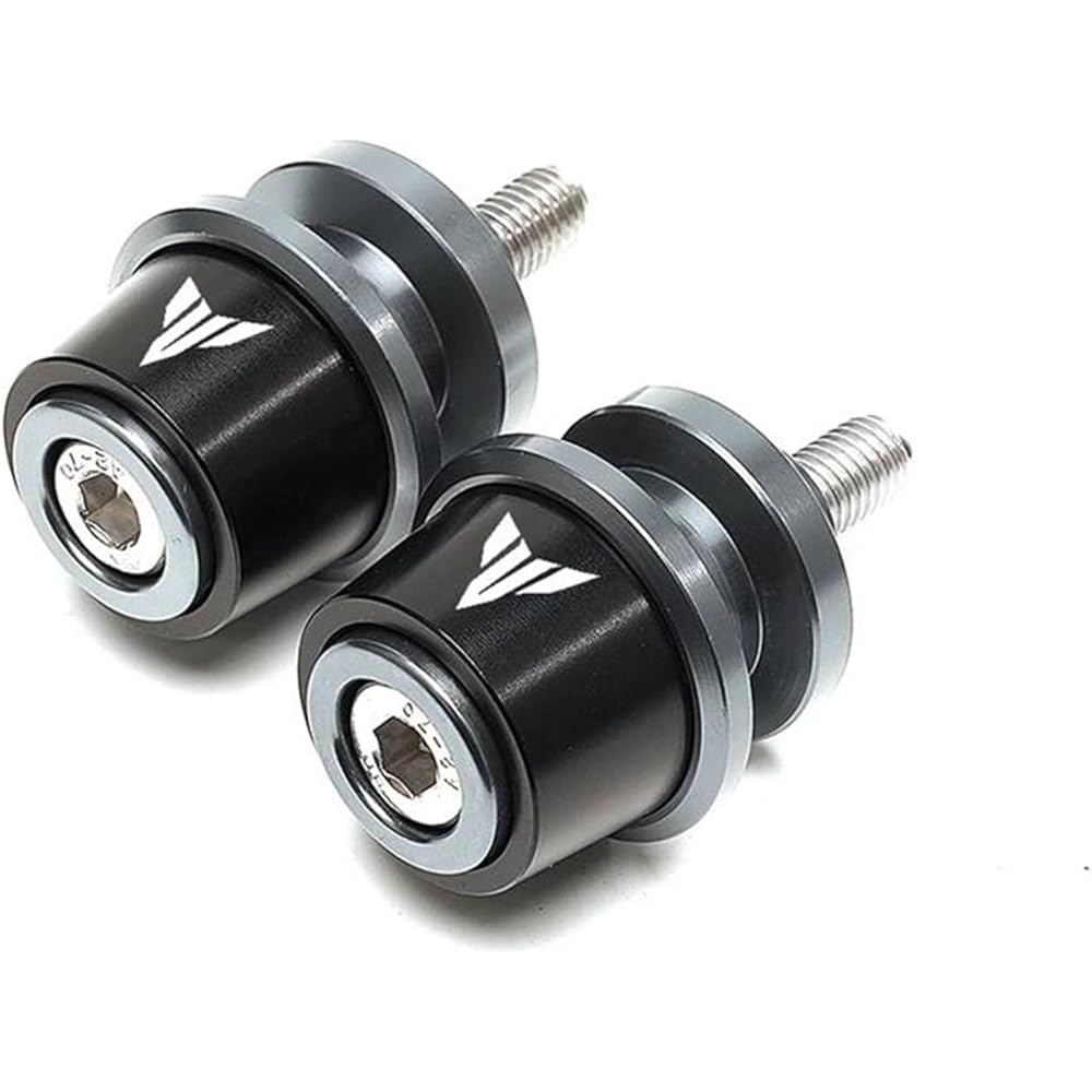 Bike Stand Screw Swing Arm 6mm Motorcycle CNC Swing Arm Spool Slider Stand Screw For MT-03 MT03 MT09 MT-09 MT 03 09 FZ09 FZ-09 TRACER MT09 (Color: Titanium)