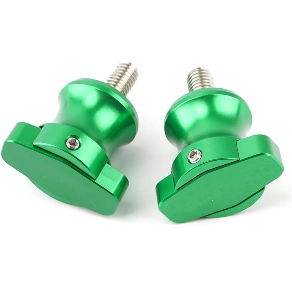Motorcycle Swingarm Spool Motorcycle 8mm Swingarm Spool Slider Stand Screw For CBR 600 900 1000 RR 250R 300R 954RR CB919 600RR CB500R (Color: Green)
