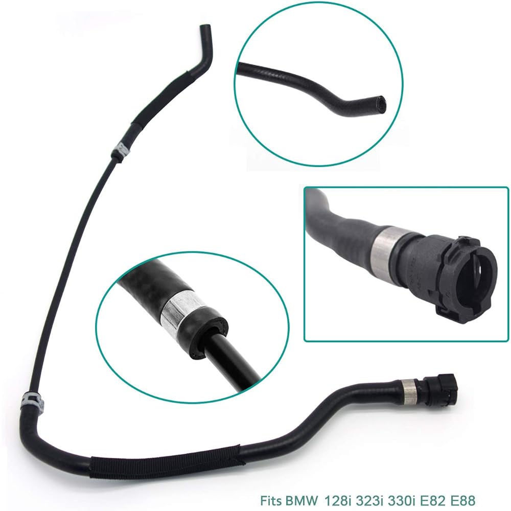 KOXUYIM upper radiator coolant hose BMW 17127618510 BMW 2008-2013 128i 2006-2011 323i 2006 325Xi for 2007-2013 328i