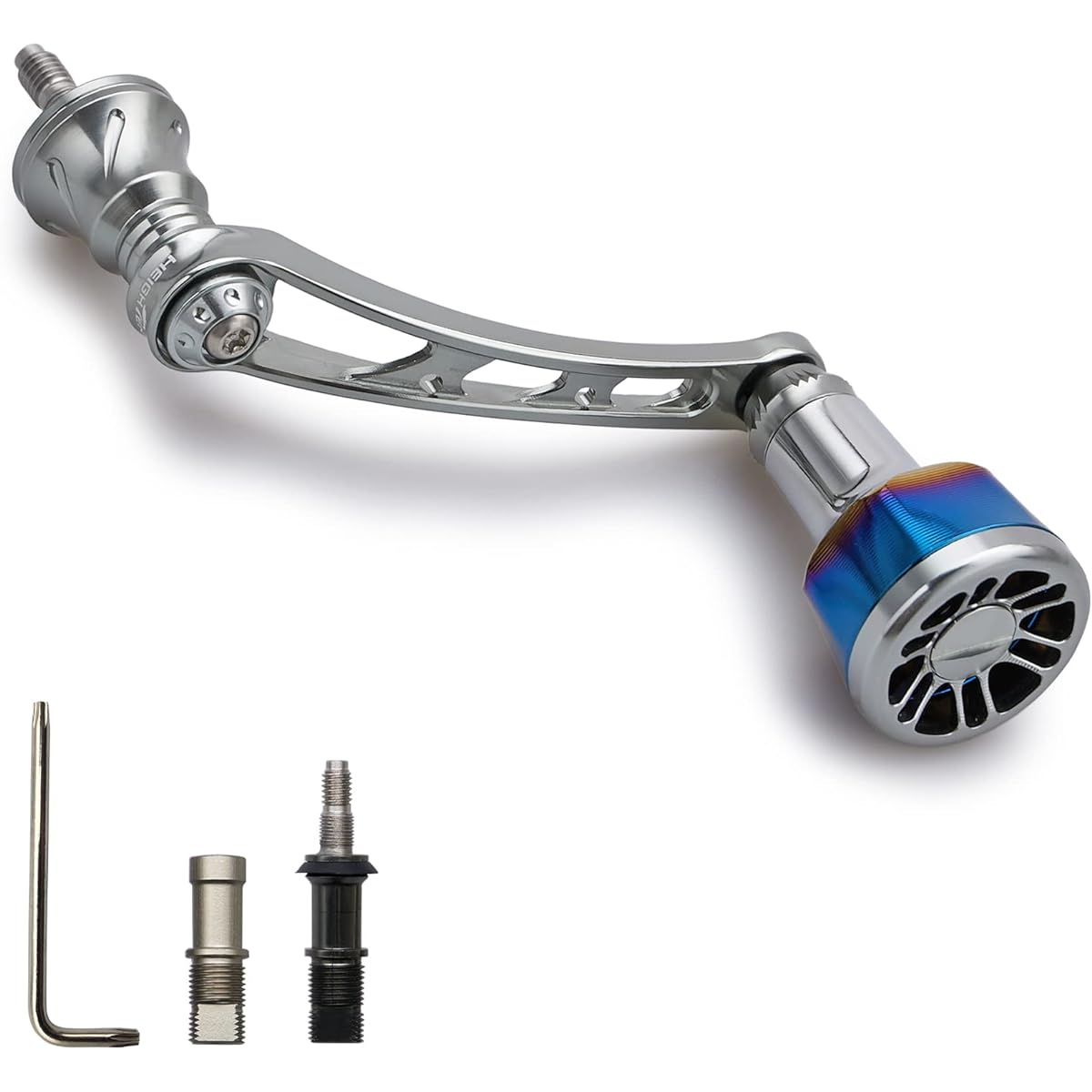 HEIGHTEN 56mm Reel Handle for SHIMANO DAIWA Universal Spinning Reel Arch Engine