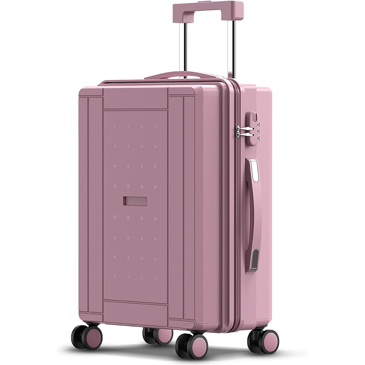 [Storager] Suitcase Carry Bag Carry Case Lightweight Large Quiet Double Casters Shockproof Travel Business Suitcase Carry Case Carry-on Zipper Carry Bag Ultra Light Zipper Popular Mini Trunk (5 colors available in 3 sizes)