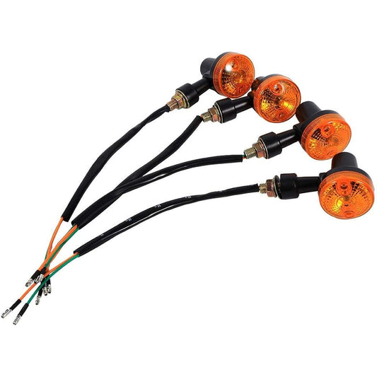 QIILU Autobi Light 4 times Universal Motor Cycle Winker Amber Light bulb 12V