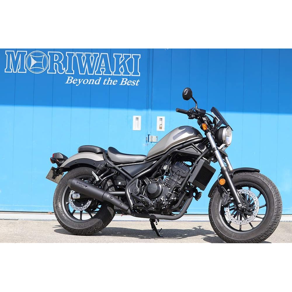 MORIWAKI Seat Cover Main REBLE 250/500 17- Black/Gray 77100-201S7-BG