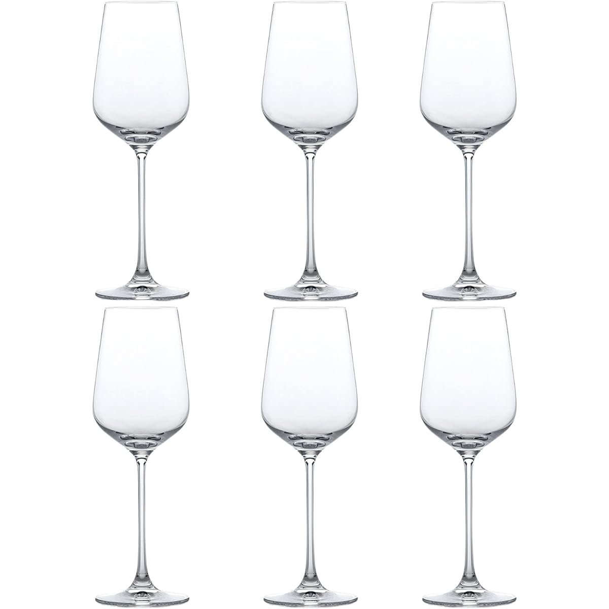Toyo Sasaki Glass Wine Glass MONTAGNE Wine 425ml, 6 pieces, Ion Strong Processing, Compatible with Red and White, Resistant to Breaking, Dishwasher Safe, Stylish RN-12236CS