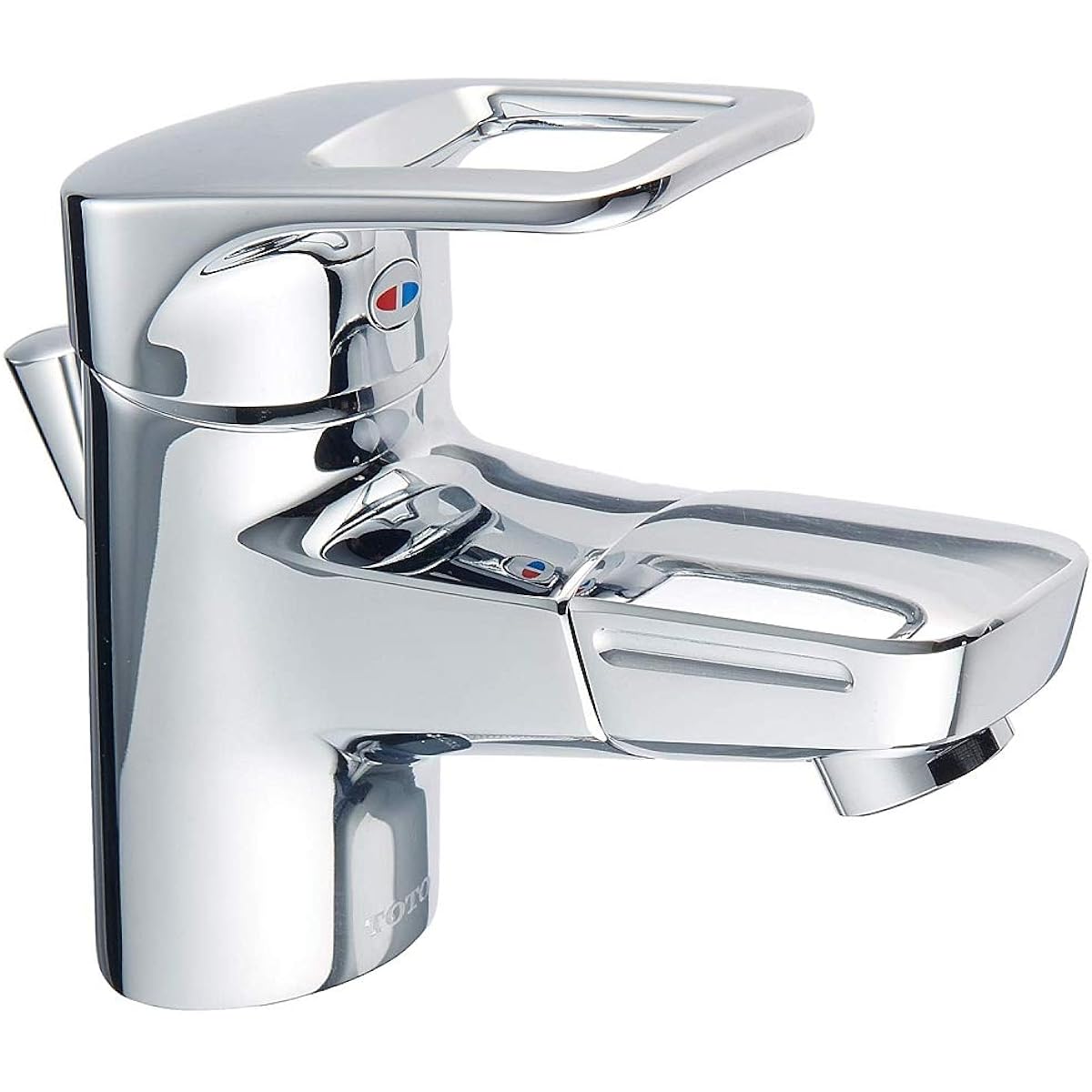 TOTO Washroom Faucet with Base 1 Hole/Eco Single One Push Type TLHG31DEFR (Spout Rotation)