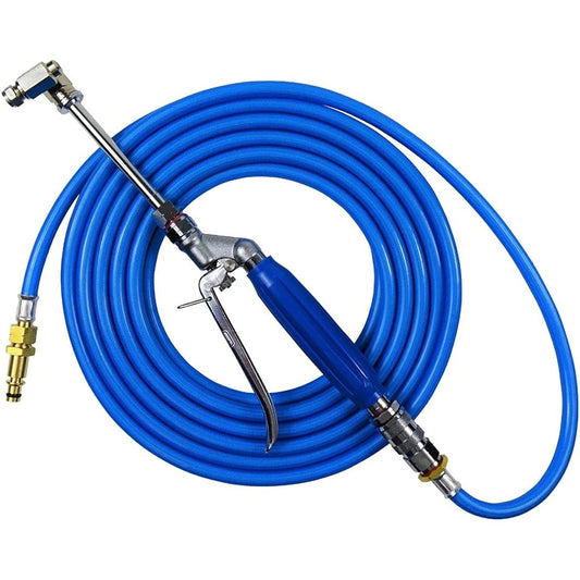 Air Conditioner Cleaning Nozzle Gun Kit for HiKOKI 4m Sky Blue HiKOKI Cordless High Pressure Washer For AW14DBL/AW18DBL 360 degree rotating tip High pressure hose is slim type Inner diameter 5mm Thread G1/4 One-touch coupler (A) included