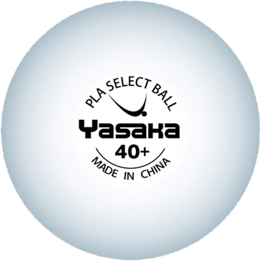 Yasaka Table Tennis Ball Plastic Select Ball White 10 dozen (120 balls) A61