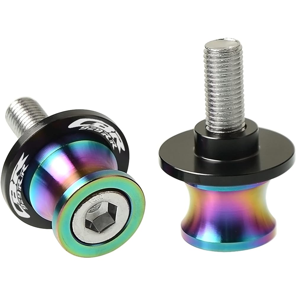 Stand Screw Slider 8mm Swingarm Stand Screw CNC Motorcycle Swingarm Spool Slider Bobbin Suitable for Honda CBR929RR CBR 929 RR 2000 2001 (Color: A)