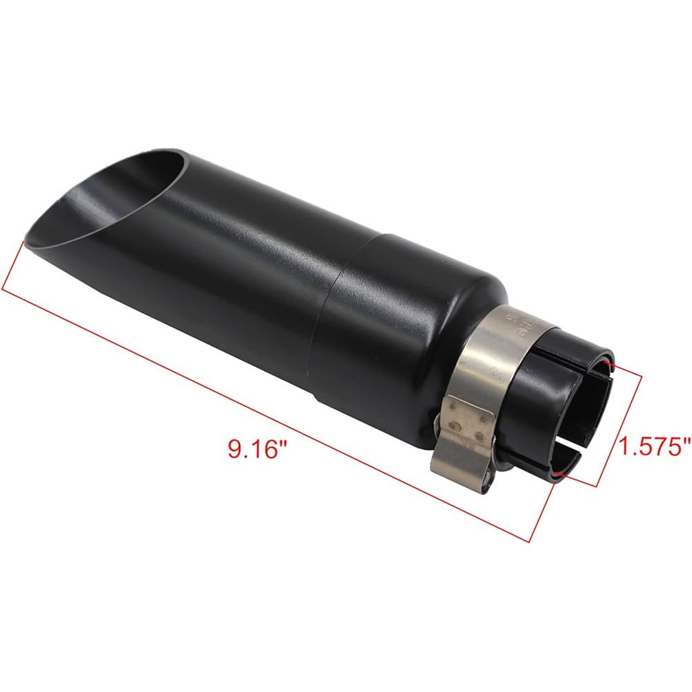 LOSTAR Black EXHA -UST Muffler DR-AG Pipe 2014-2018 HON-DA CTX700