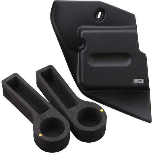C/Asport Drink Holder & Booklet Holder Set VW Polo (AW) Black CAVW062