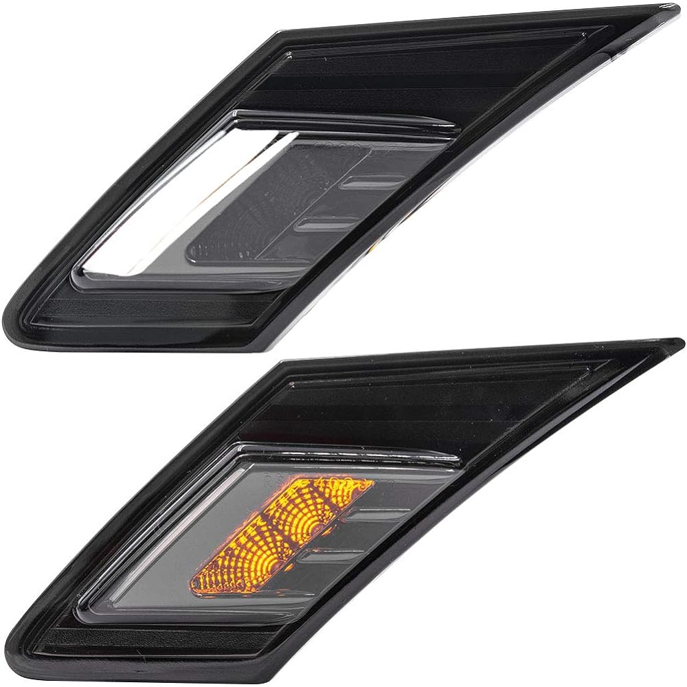 Smok lens White/Amber LED Front Side Marker Light Kit 2013-2016 Sion FR-S 2013-2020 Subaru BRZ 2017-2020 Toyota 86/GT86 LED Winker Light Running/Parking White/Amber LED LED Side Marker Lamp