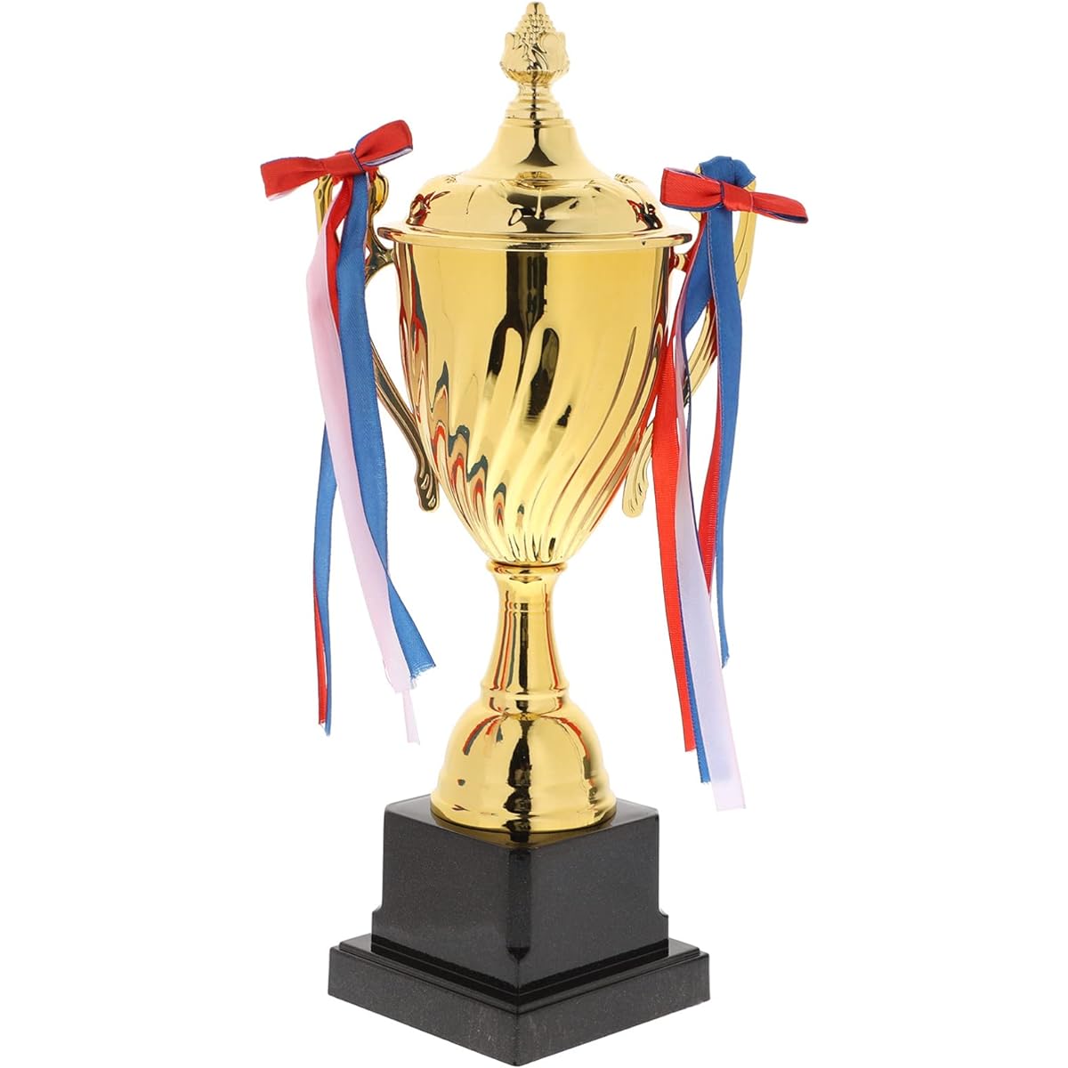 STOBOK Trophy Cup Winner Cup Prize Metal Contest Kindergarten Nursery School Award Prize Reward Birthday Present Soccer Baseball Sports Day Game Equipment 32.5cm