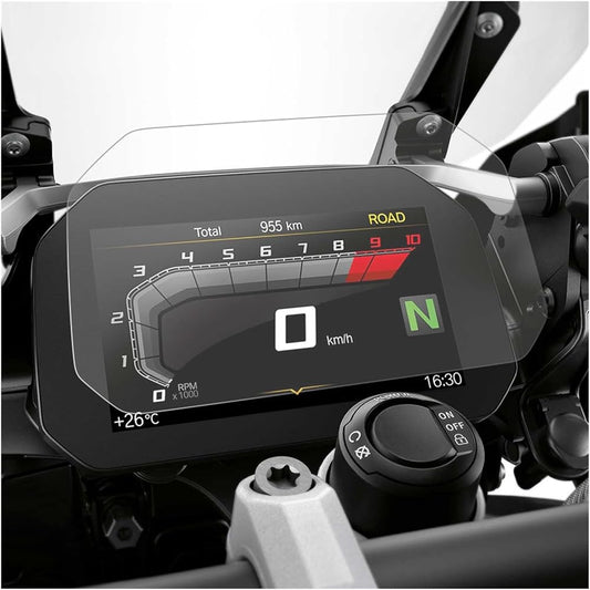 Fits for B&MW R1250GS ADV R1250R R1250RS R1200GS F900XR/R 2018-2022 Cluster Screen Scratch Protection Film Dashboard Screen Protector Instrument (Color : 2pcs)