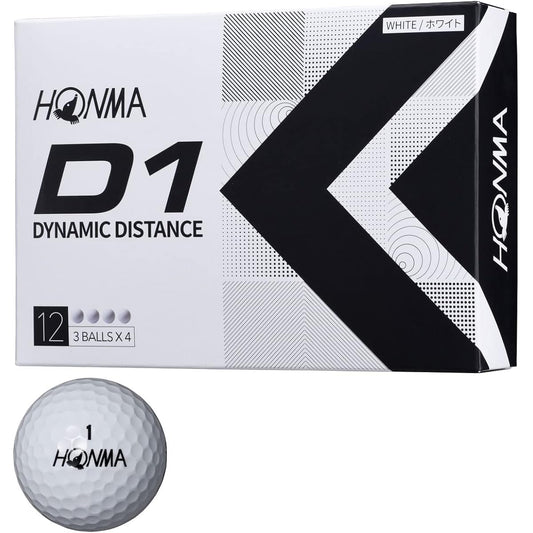 Honma Golf HONMA Ball D1 Ball 2022 Model 3 Dozen Set 3 Dozen (36 pieces)