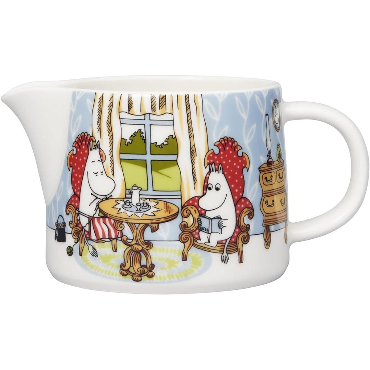 [Regular Imported Product] Moomin (Moomin by ARABIA) Pitcher 0.35L Afternoon in Parlor 1026057