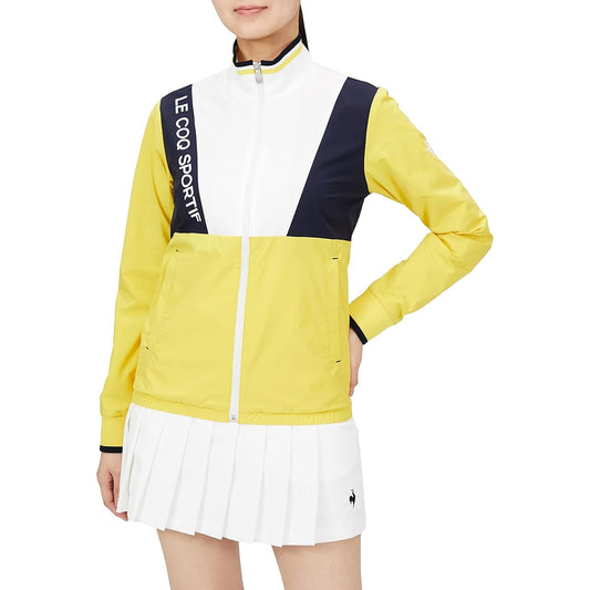 [Le Coq Sportif] 22 Fall/Winter Model Golf Blouson Water Repellent Windproof Stretch Sporty Cute Comfortable Women's