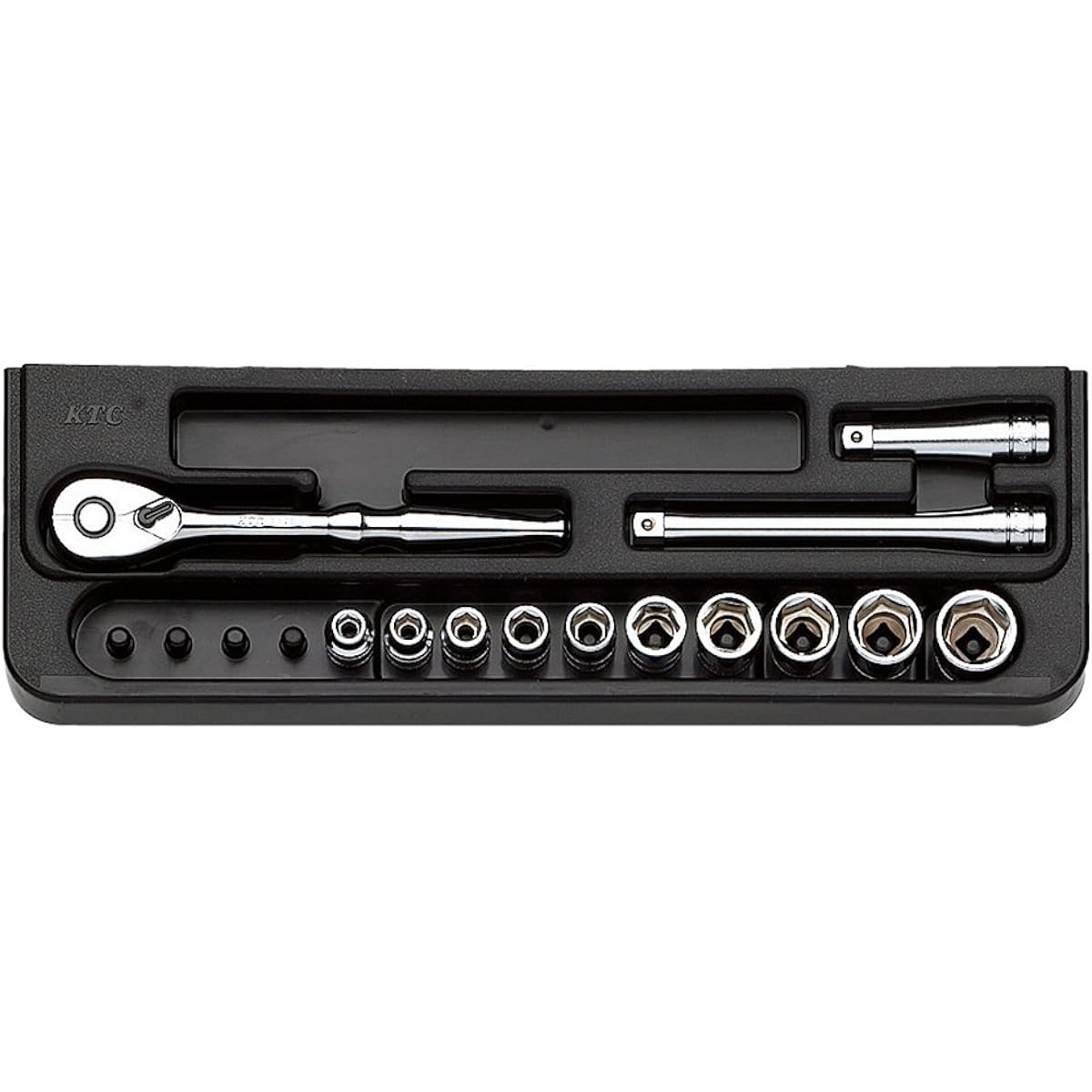 Kyoto Machinery Tools (KTC) Socket Wrench Set 6.3mm (1/4 inch) TB210 mm size
