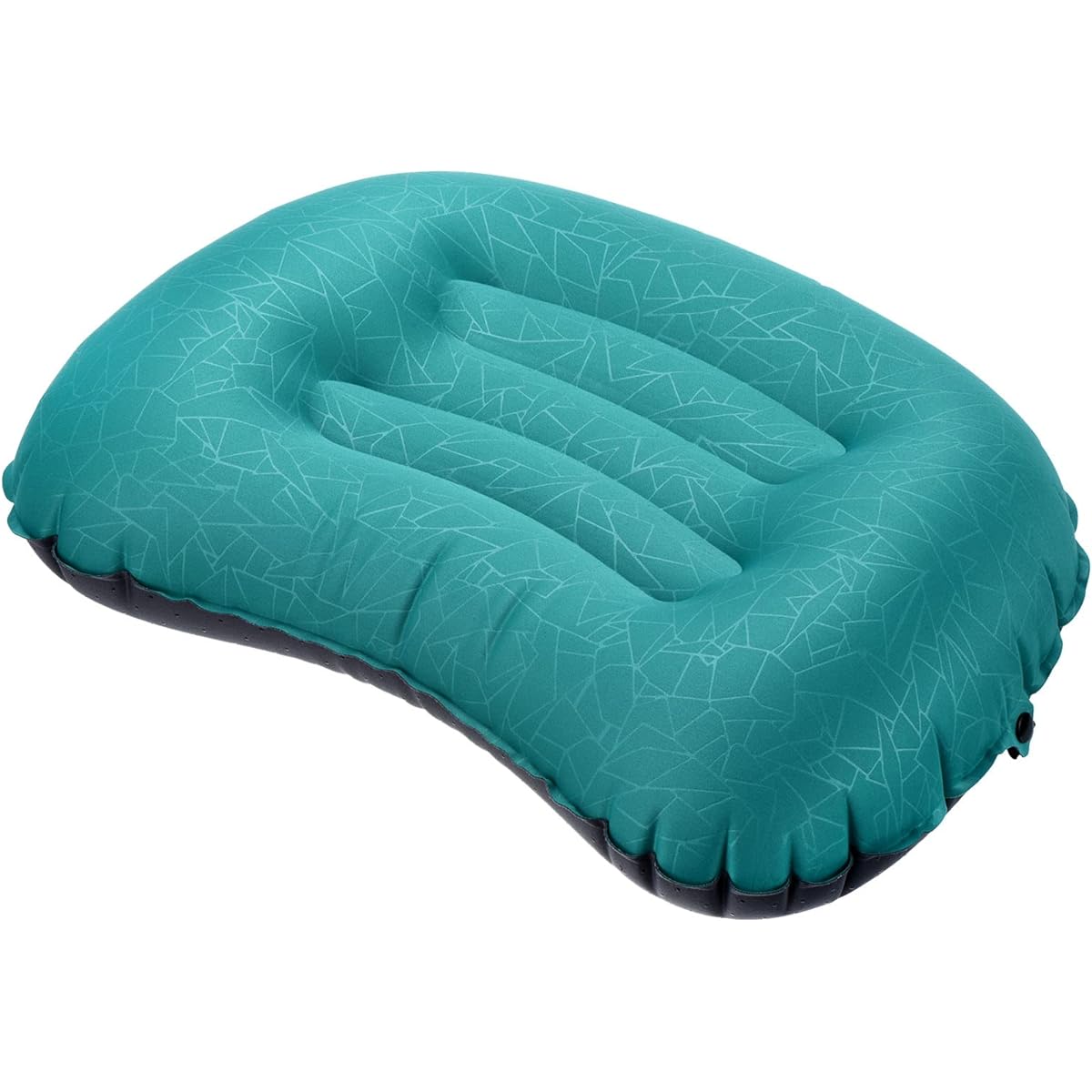 PATIKIL Inflatable Pillow 43 x 32 cm Ultralight Camping Travel Pillow Desk Rest Cushion Sleeping Pillow for Hiking Backpacking Office Teal Blue