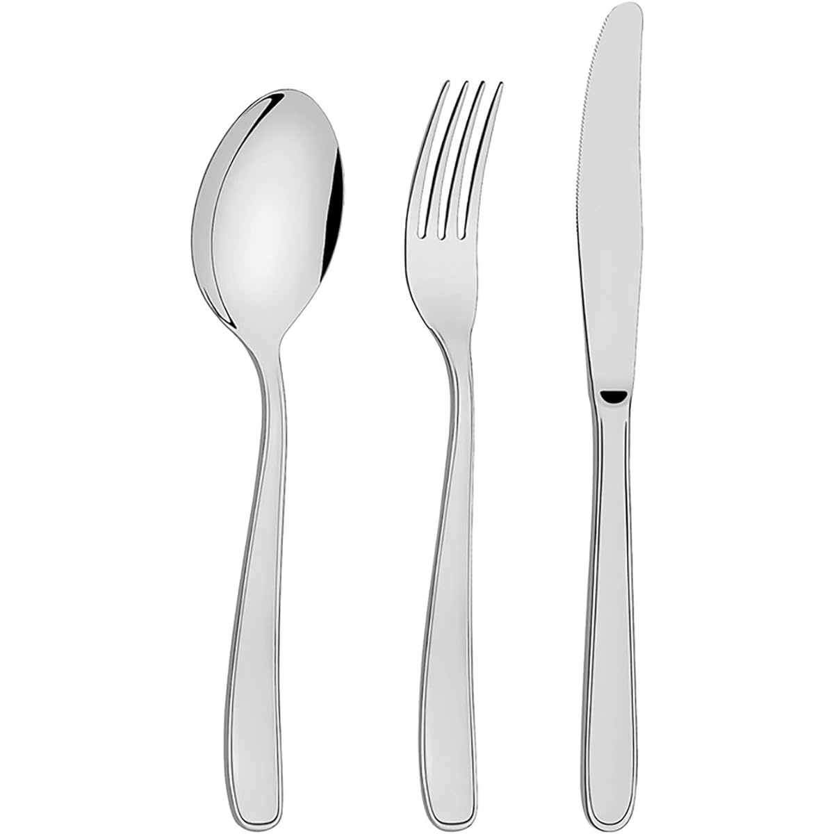 Tramontina Tableware Malaysia 16 Piece Set Dishwasher Safe Lightweight Stainless Steel Made in Brazil 66902/650 TRAMONTINA