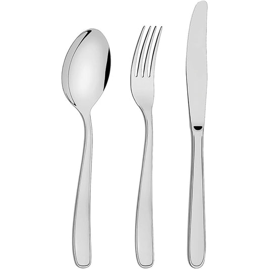 Tramontina Tableware Malaysia 16 Piece Set Dishwasher Safe Lightweight Stainless Steel Made in Brazil 66902/650 TRAMONTINA