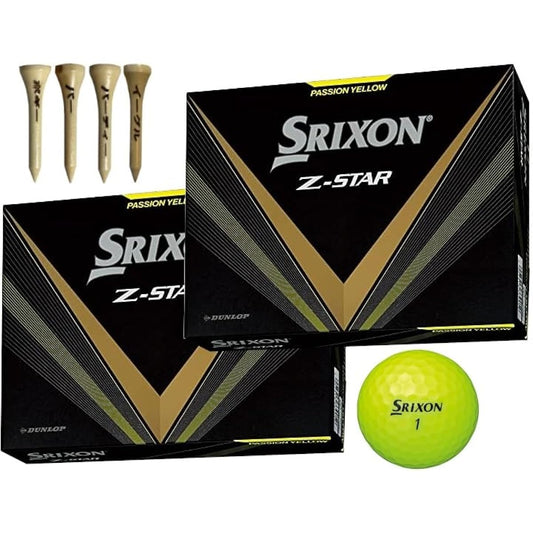 DUNLOP Golf Ball 2023 Model SRIXON Z-STAR Z-STARXV 2 dozen with bonus