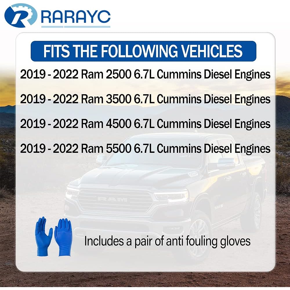 Upgrade 6.7L CUMMINS fuel filter water separation set 2019-2022 RAM TURBO diesel engine 68436631AA oil filter 5083285AA 68157291AA