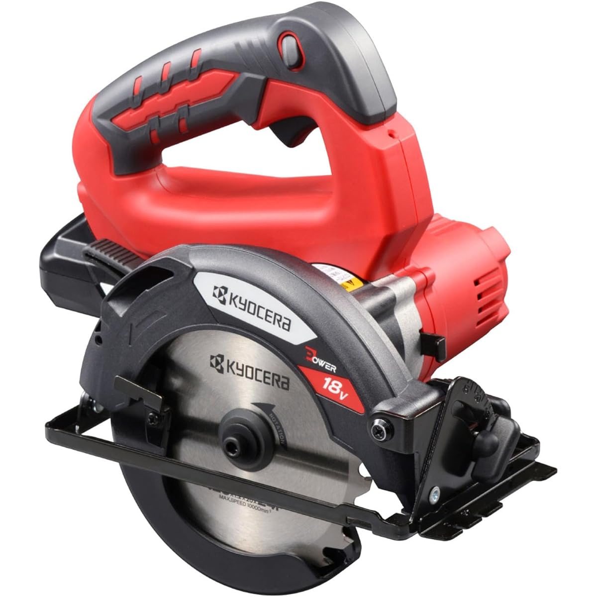 Kyocera Old Ryobi Rechargeable Circular Saw BW-1800L1 600101A 18V Rechargeable Compact, Lightweight, Powerful Saw Blade Outer Diameter 125mm Maximum Cutting Depth 46mm Capable of cutting two-by-one materials and 45mm square materials