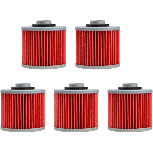 5pc 250cc Motorcycle Oil Filter Jawa Dakar650 2009-2012 660 CZ Sportard 2013-2015 Keyway 250 Land Cruiser ATV 2006-2008