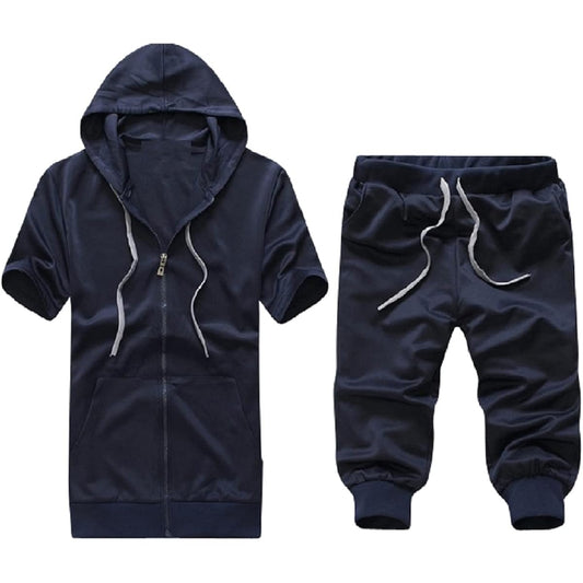 [α-HOOP] Sweatshirt Jersey 3/4 Length Pants Parka Top and Bottom Setup M ~ XXL NT-A