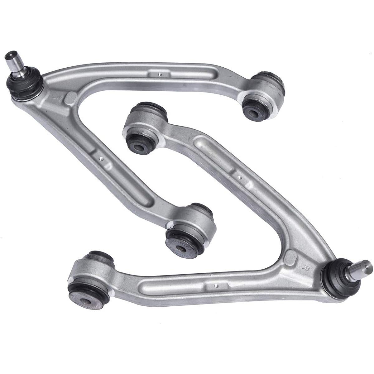 Left and right front upper control arm and ball joint assembly compatibility 2006-2010 Hummer H3 2009-2010 H3T driver seat AUQDD 2PCS K621675 K621676 Professional suspension