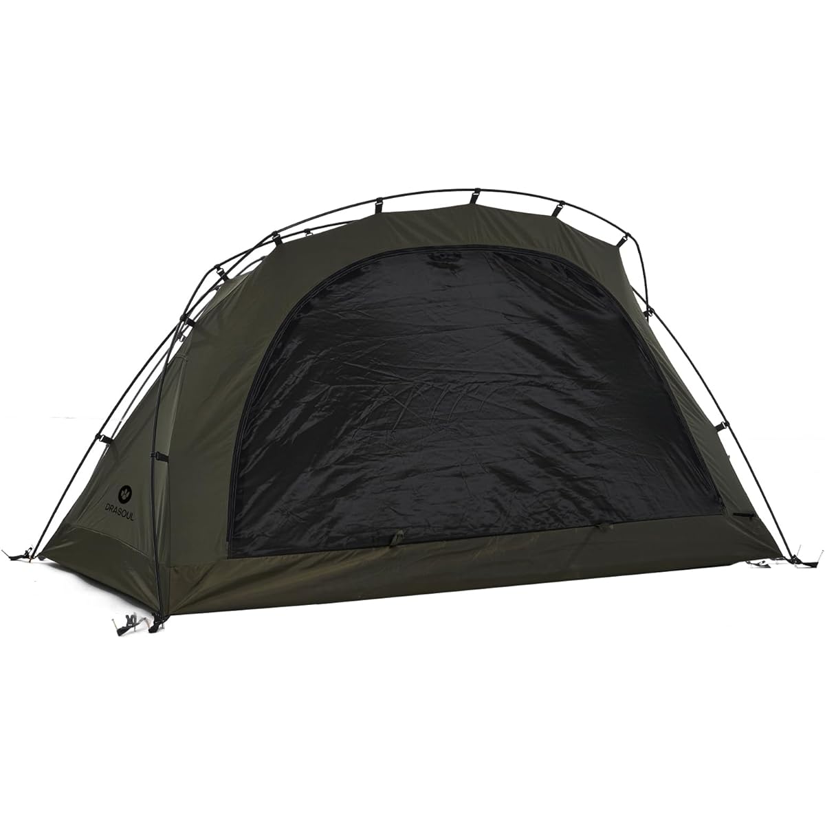 Drasoul Tent 1 Person TC Tent 1 Person Tent Kangaroo Tent Inner Tent Single Travel Dome TC Tent 3WAY Type Lightweight Aluminum Pole Front and Rear Door Openings Mesh Panel [Side Window] Ignitable Small Tent Bibi Tent Bibi Tent Hiking Bicycle Sports Bibi